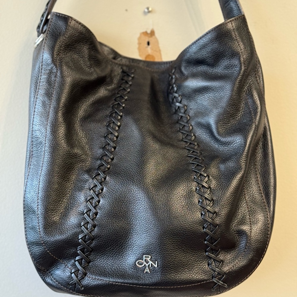 Oryany black pebbled leather Chelsea hobo shoulder bag - Picture 2 of 14